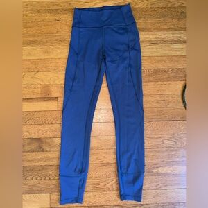 blue gray lululemon leggings